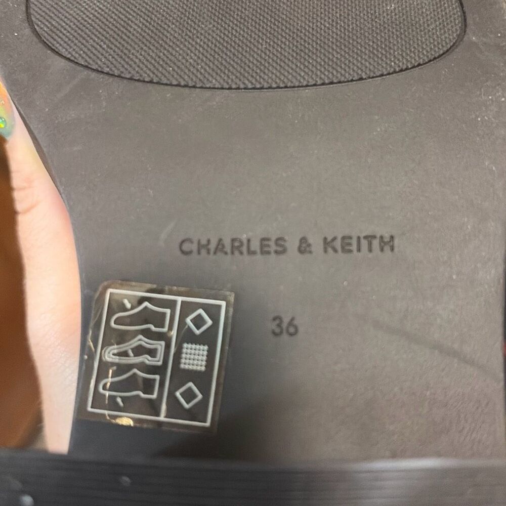 ✨Charles & Keith Logan Double-Lace Calf Sz 36 Boots - Dark Brown✨ - Picture 11 of 11